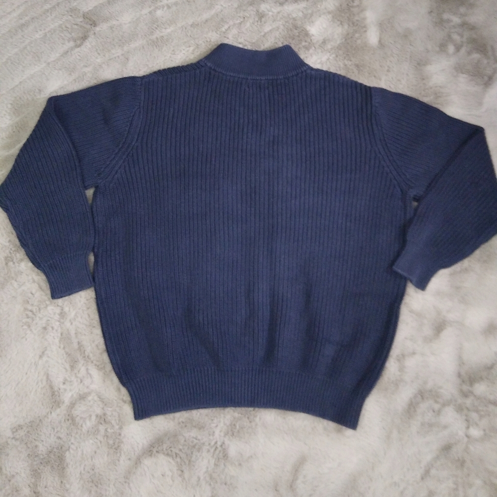 Vintage LL Bean Button Collar Sweater Oversized Fit XL - Picture 2 of 4